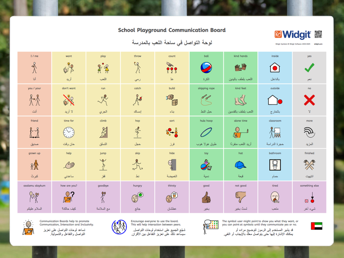 Playground Communication Board