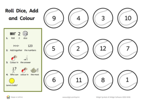 Roll, add and colour