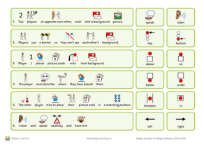 Wimbledon barrier game: A speaking and listening activity