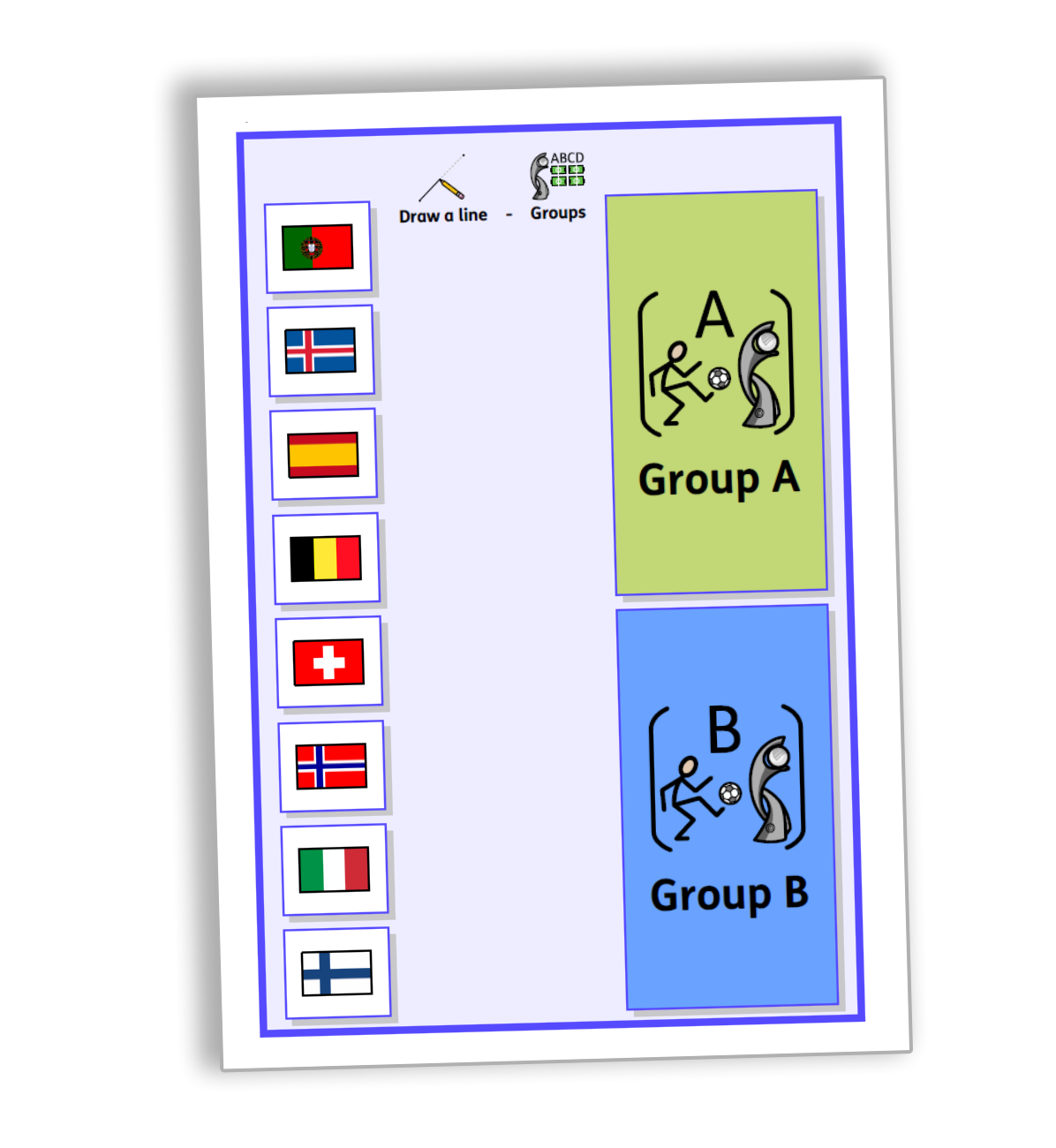 Matching Activity for Women's Euro 2025