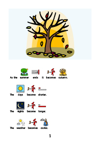 Autumn Teaching Resources with Widgit Symbols