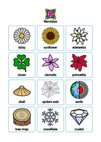 Mandalas resource sheets