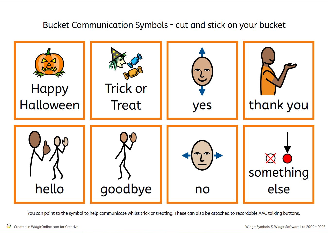 Bucket Communication Symbols