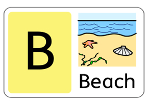 Alphabet card
