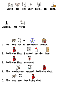 Widgit Symbol Resources Red Riding Hood