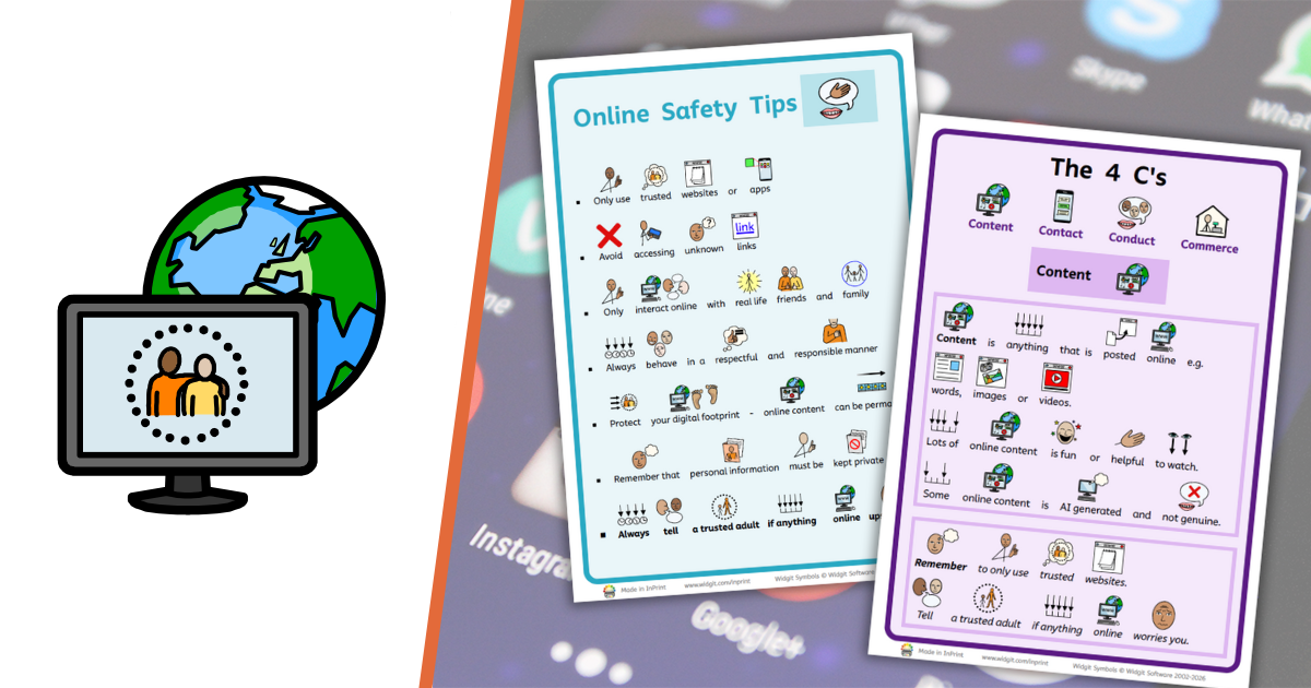 Widgit Symbol Resources Internet Safety Poster Widgit Symbol Resources Internet Safety Poster
