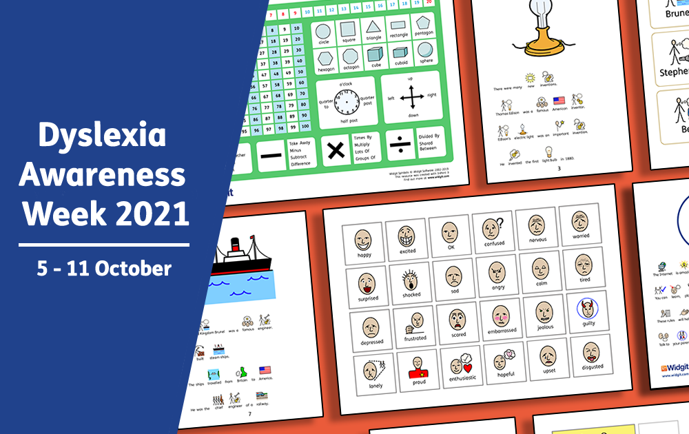 Dyslexia Awareness Week 2021 Widgit Symbol Resources