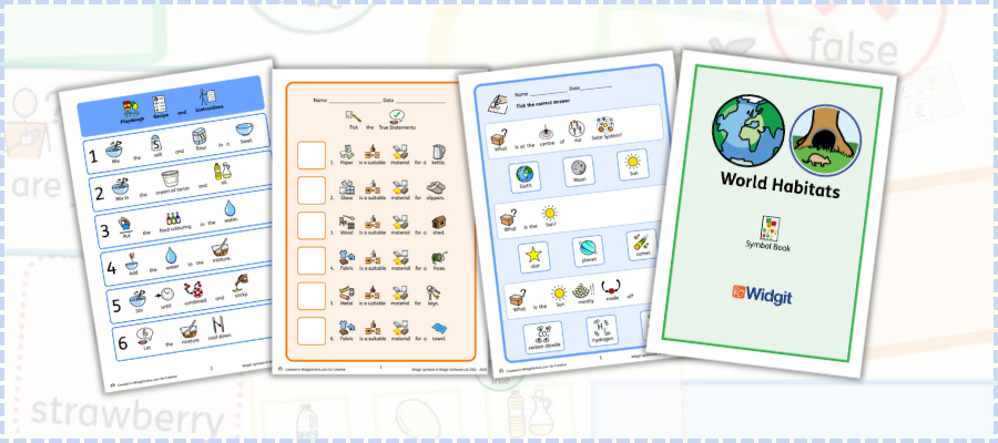 Border Styles available in Widgit Online