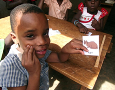 Students in Uganda